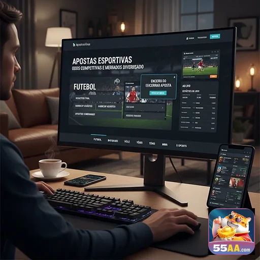 Diversas modalidades de apostas esportivas disponíveis
