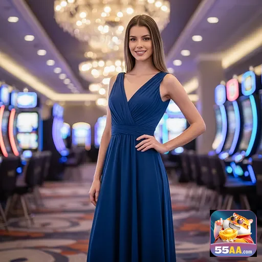 Imagem do 55aa, destacando o cassino Novas VIP Gaming com opções de jogos exclusivos.