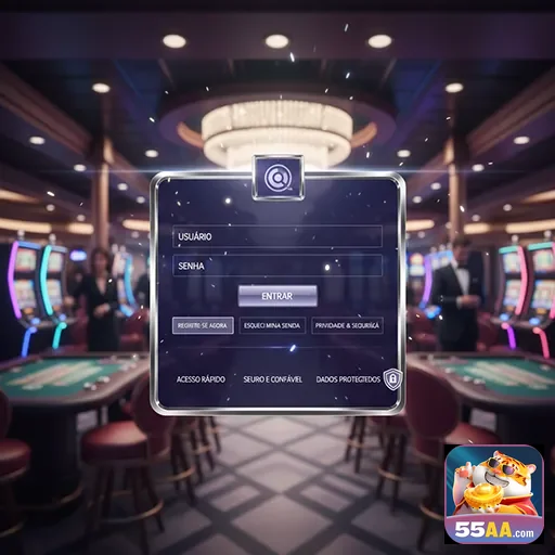 Jogador acessando cassino online com segurança